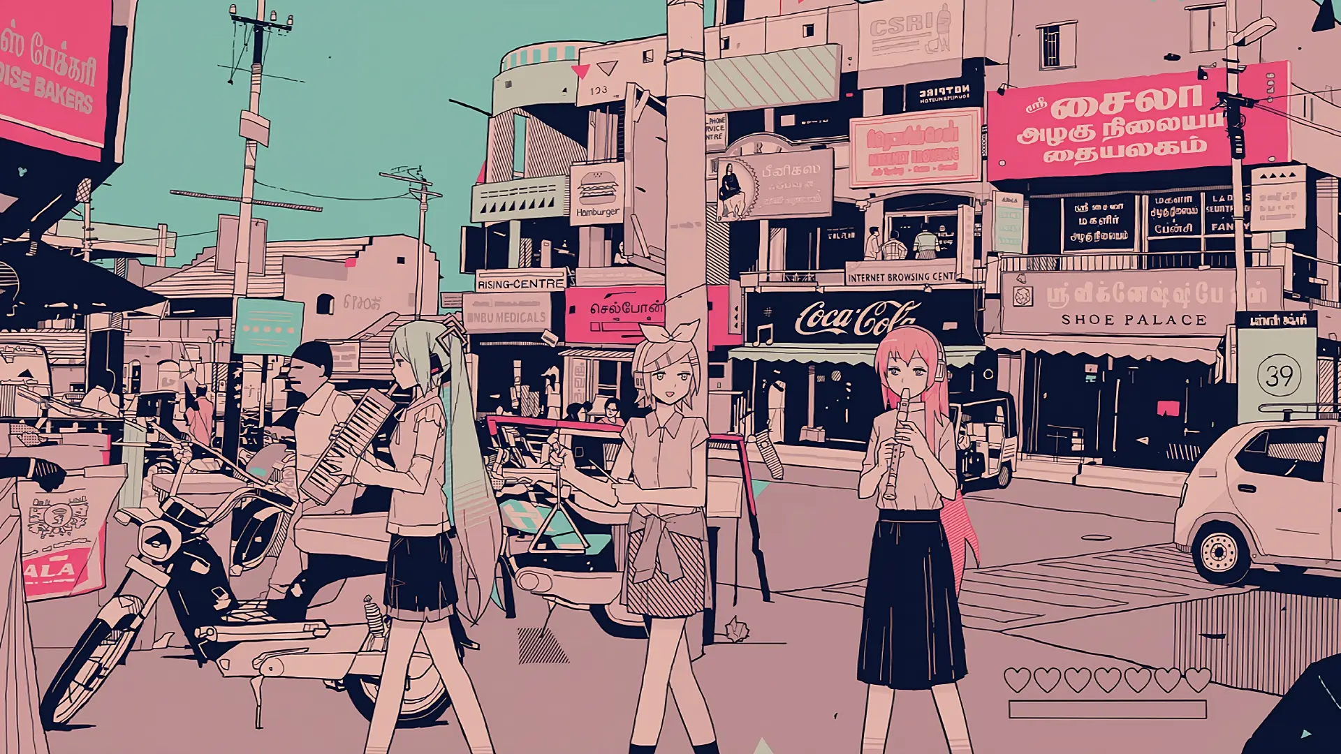 a_cartoon_of_girls_playing_instruments_on_a_street.jpeg