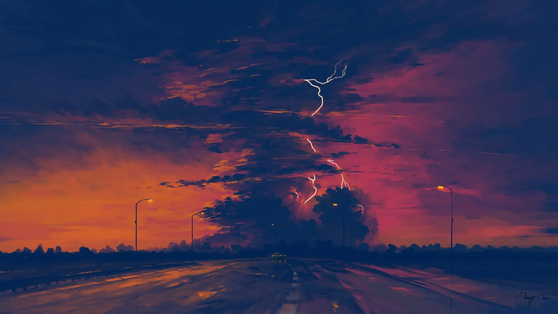 a_road_with_lightning_bolts_in_the_sky.png